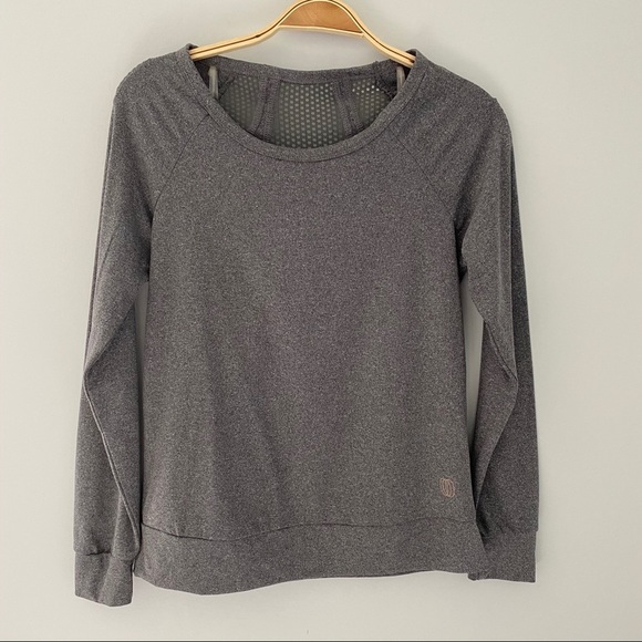 Balance Collection Long-Sleeve Grey Sweatshirt - Picture 1 of 11